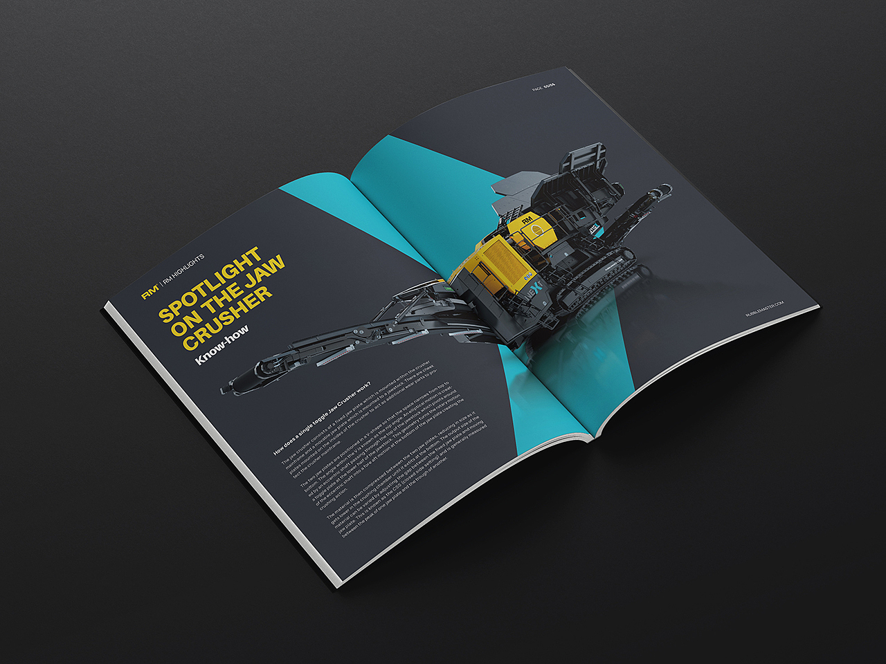 工业机械画册设计