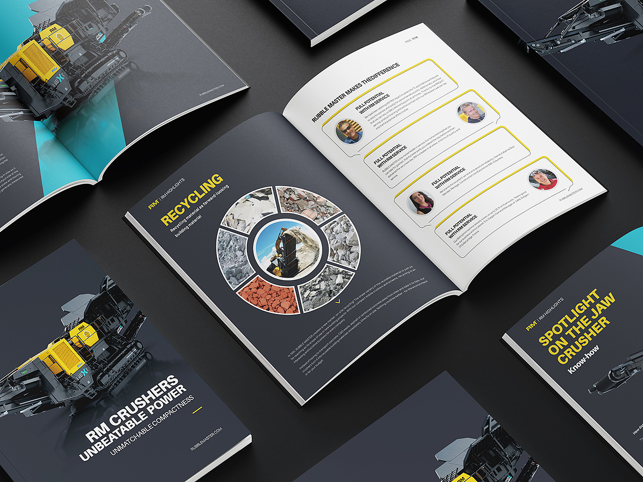 工业机械画册设计