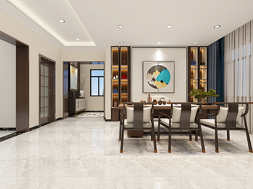 新中式——家装效果图