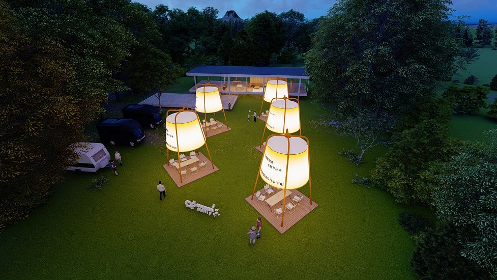 商业美陈如何增加人气?