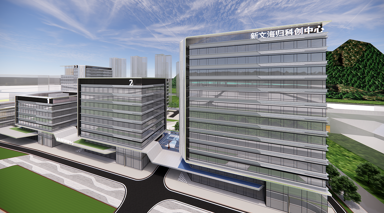 【写字楼陈列指引及logo设计】