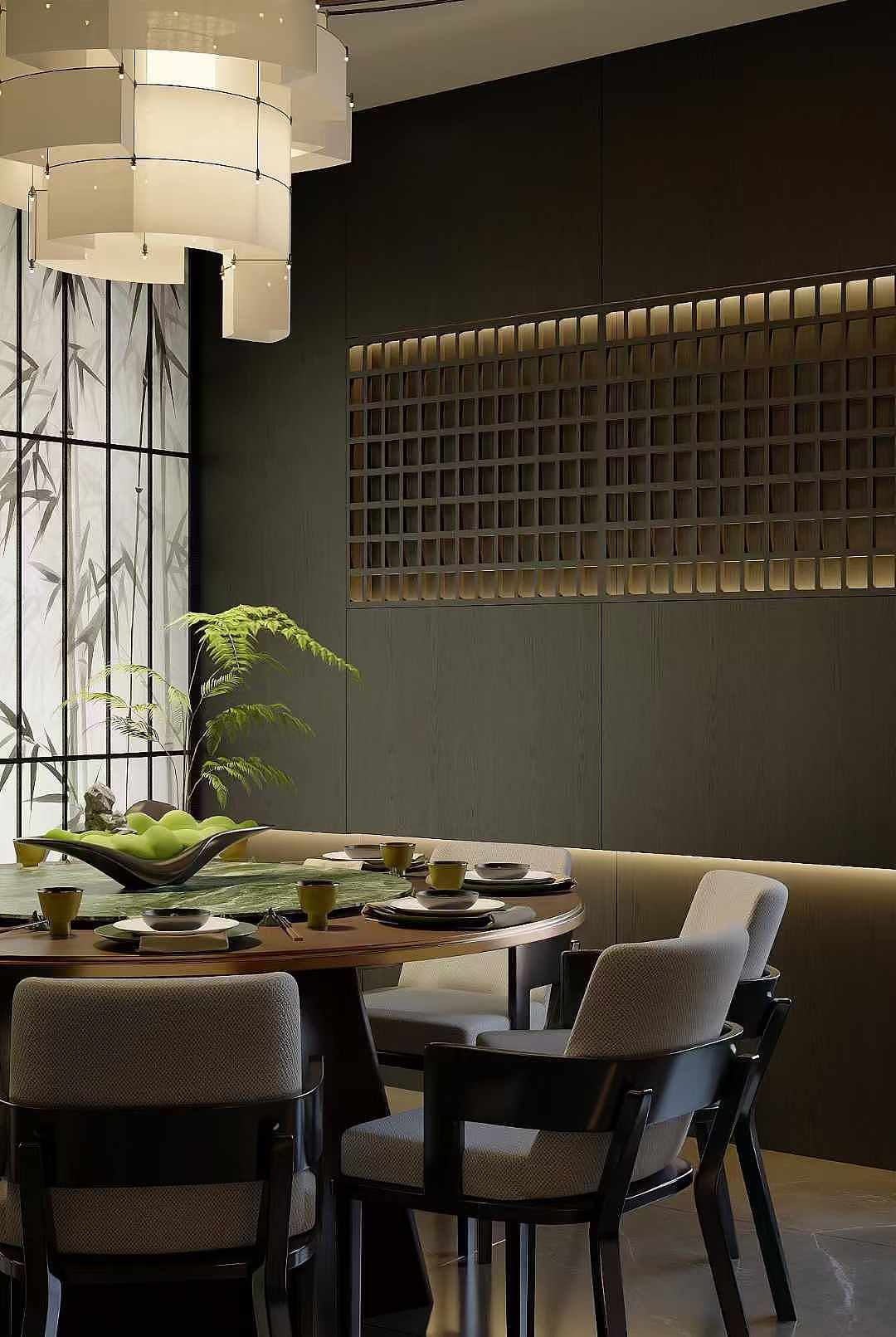 新中式会所包间设计🍽