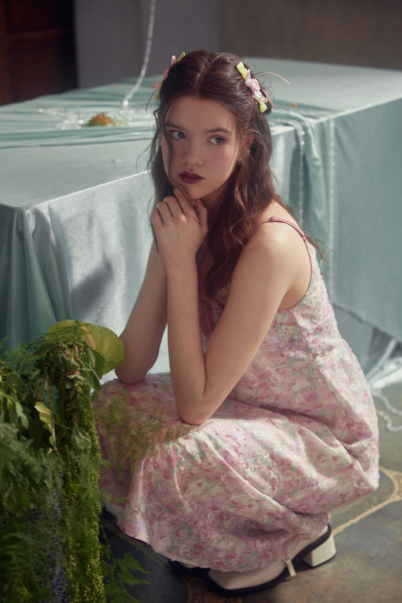 油画中的少女|女装形象拍摄|商业拍摄|平面视觉