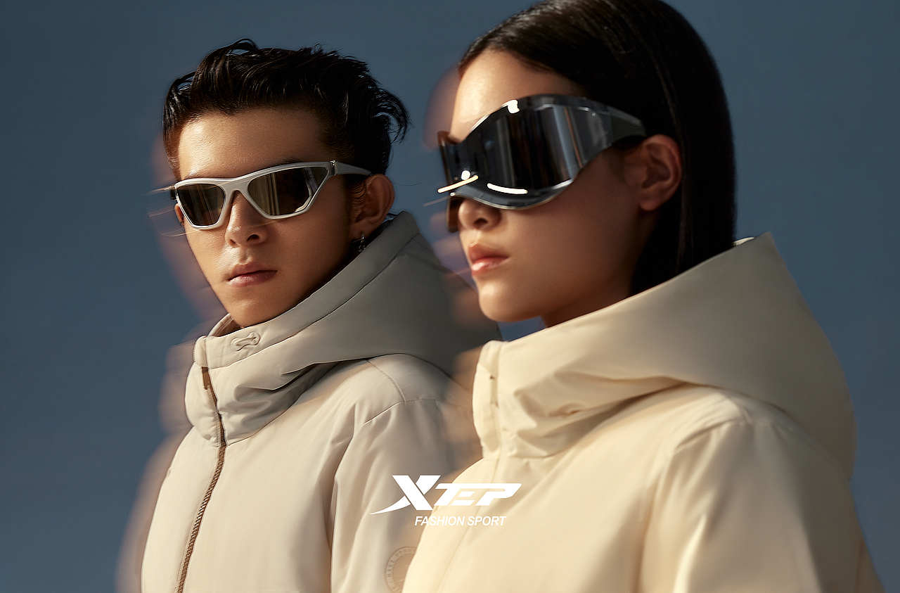 为特步拍摄的羽绒系列形象大片 |商业拍摄