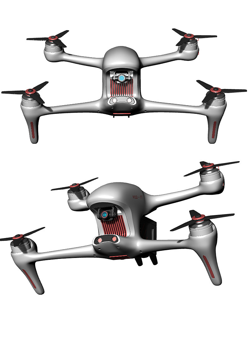 品创学员建模作品-无人机