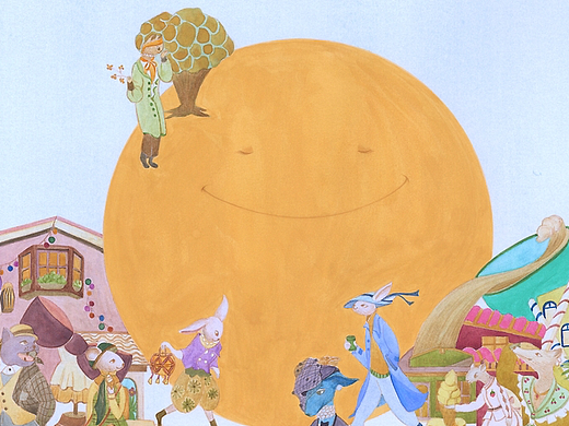 赴一場秋日的約會（個人主頁-ZNzA1MjQ3MTY=） - 藝術插畫 - 站酷設計師五號白原創(chuàng)素材 - 站酷ZCOOL