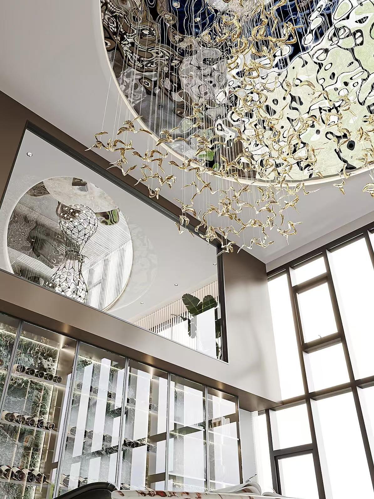 水波纹不锈钢蜂窝板吊顶