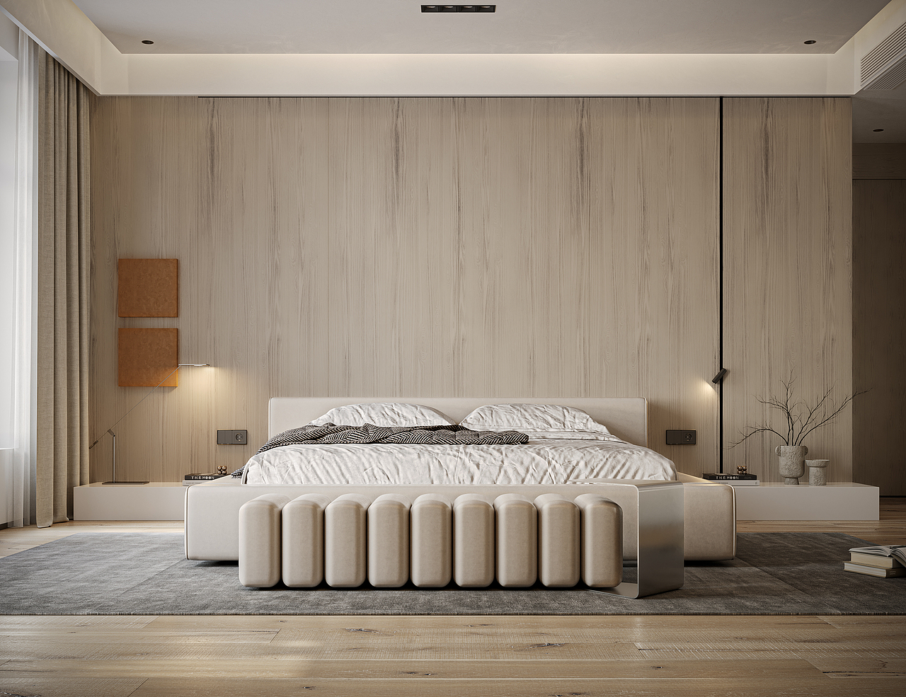 白色空间客餐厅卧室效果图表现（图ZMzc4MjY0MDA4） - 家装设计 - 站酷设计师赤焰追风原创素材 - 站酷ZCOOL