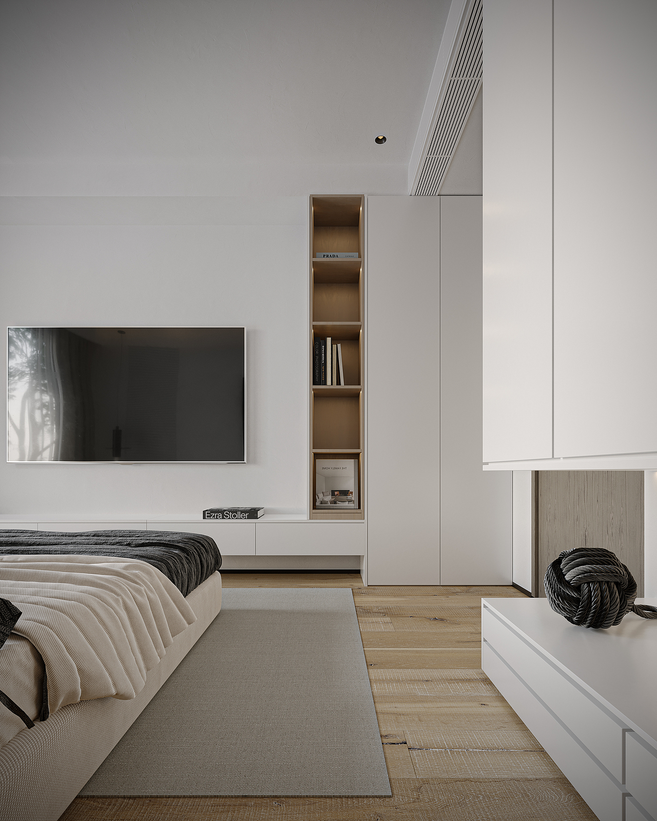 白色空间客餐厅卧室效果图表现（图ZMzc4MjY0MDE2） - 家装设计 - 站酷设计师赤焰追风原创素材 - 站酷ZCOOL