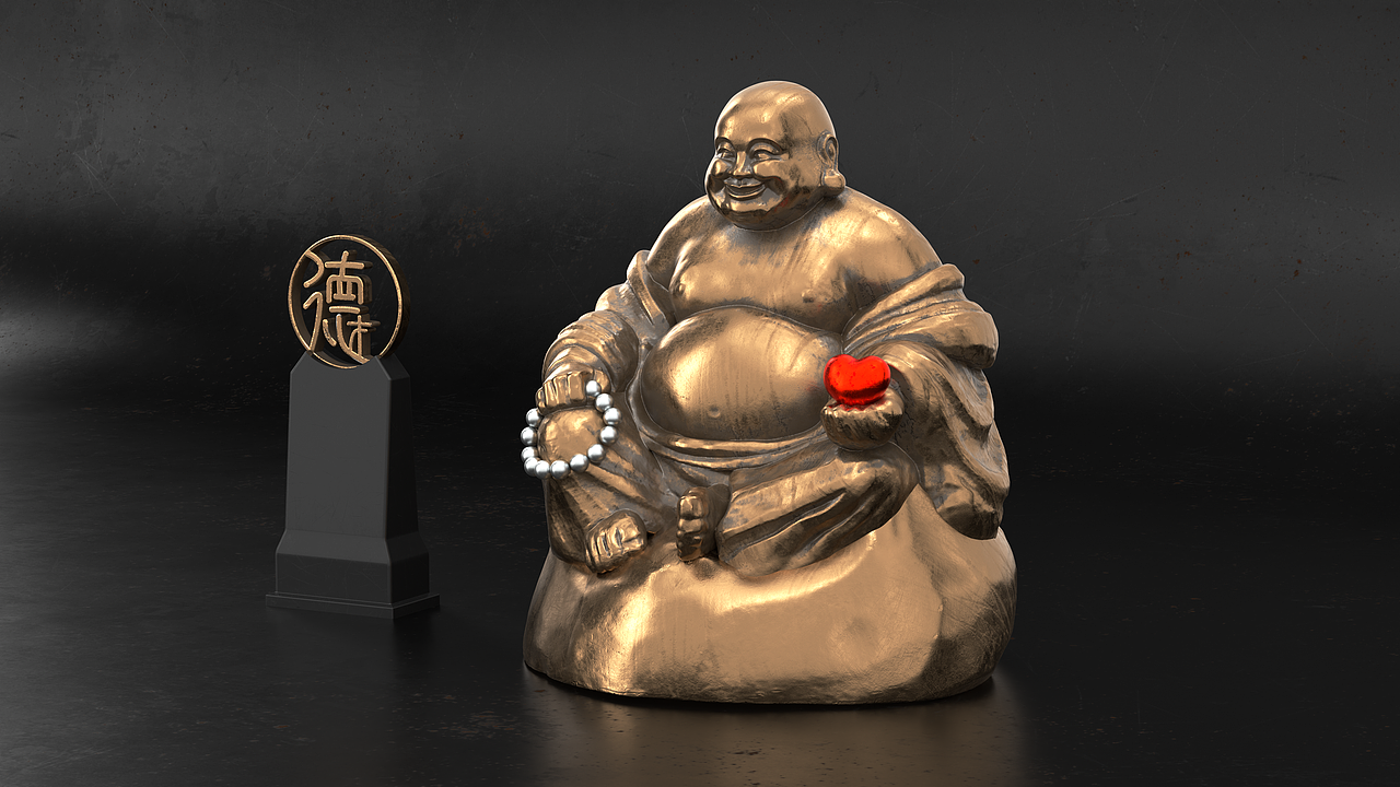 本人原创雕塑作品《弥勒佛》（图ZMzc4MjY3OTQ4） - 人物/生物 - 站酷设计师candyleung原创素材 - 站酷ZCOOL