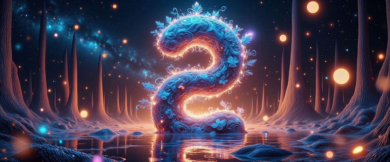 创意发光字母和文字