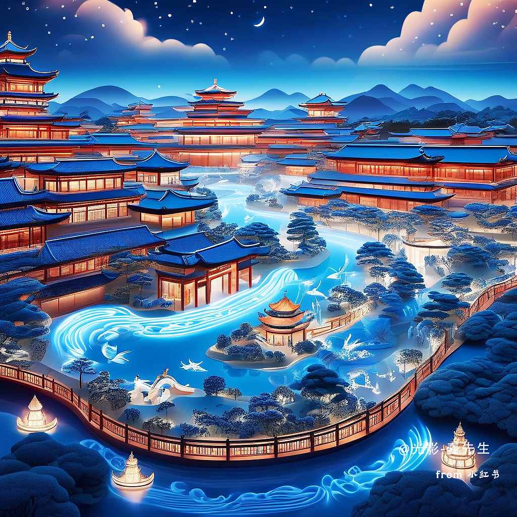 大唐夜宴图沙盘