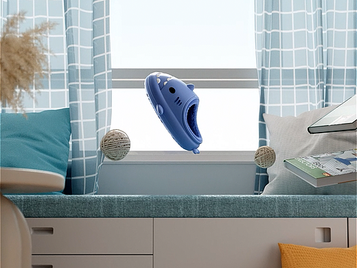 鲨鱼拖鞋/三维产品动画