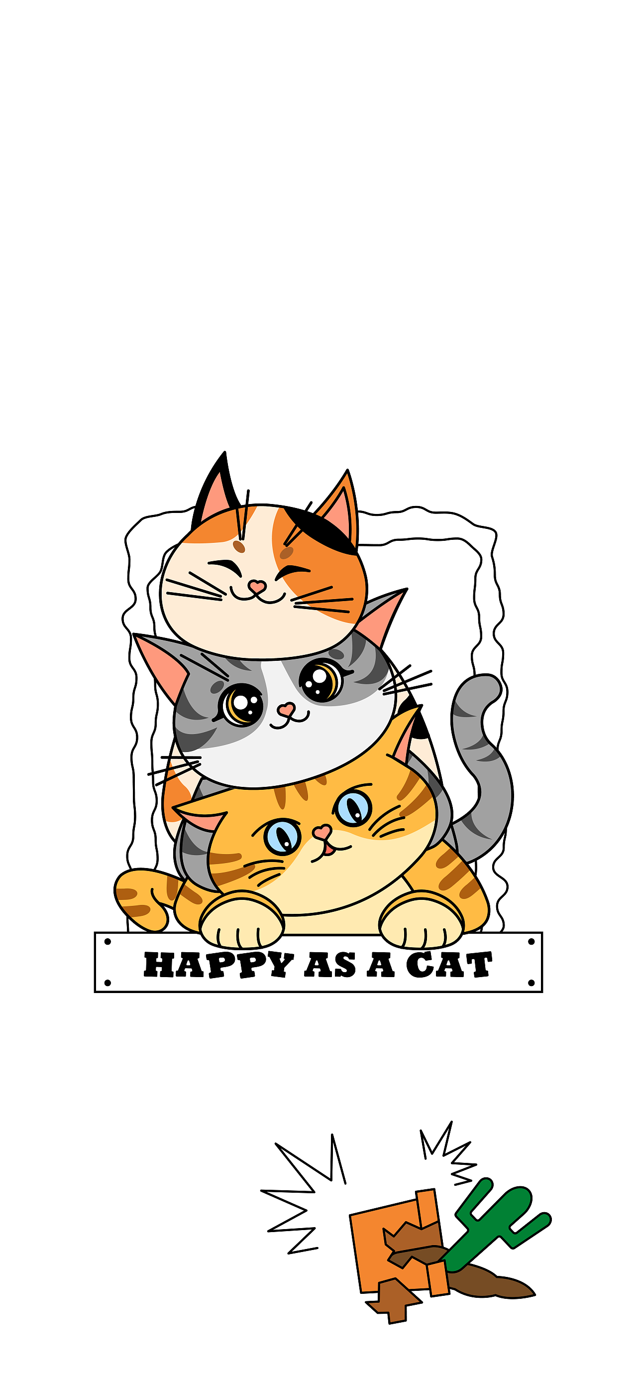 原创猫咪壁纸 | 像猫一样快乐