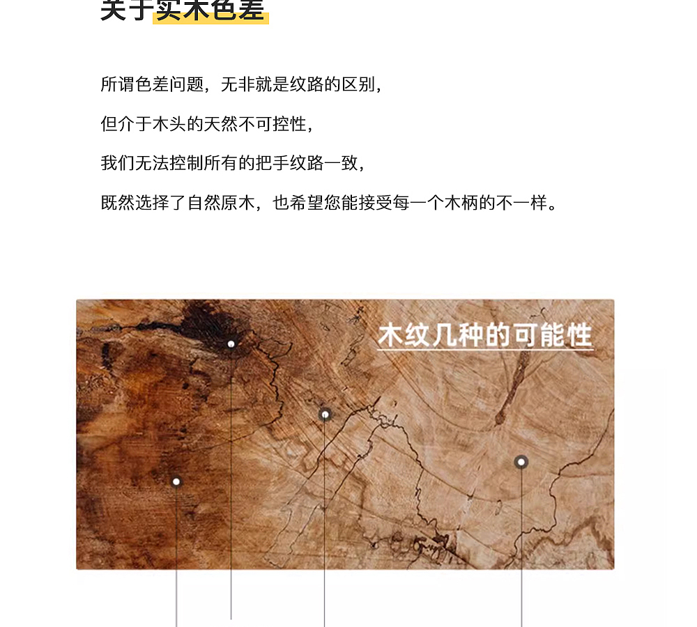 复古胡桃木门锁