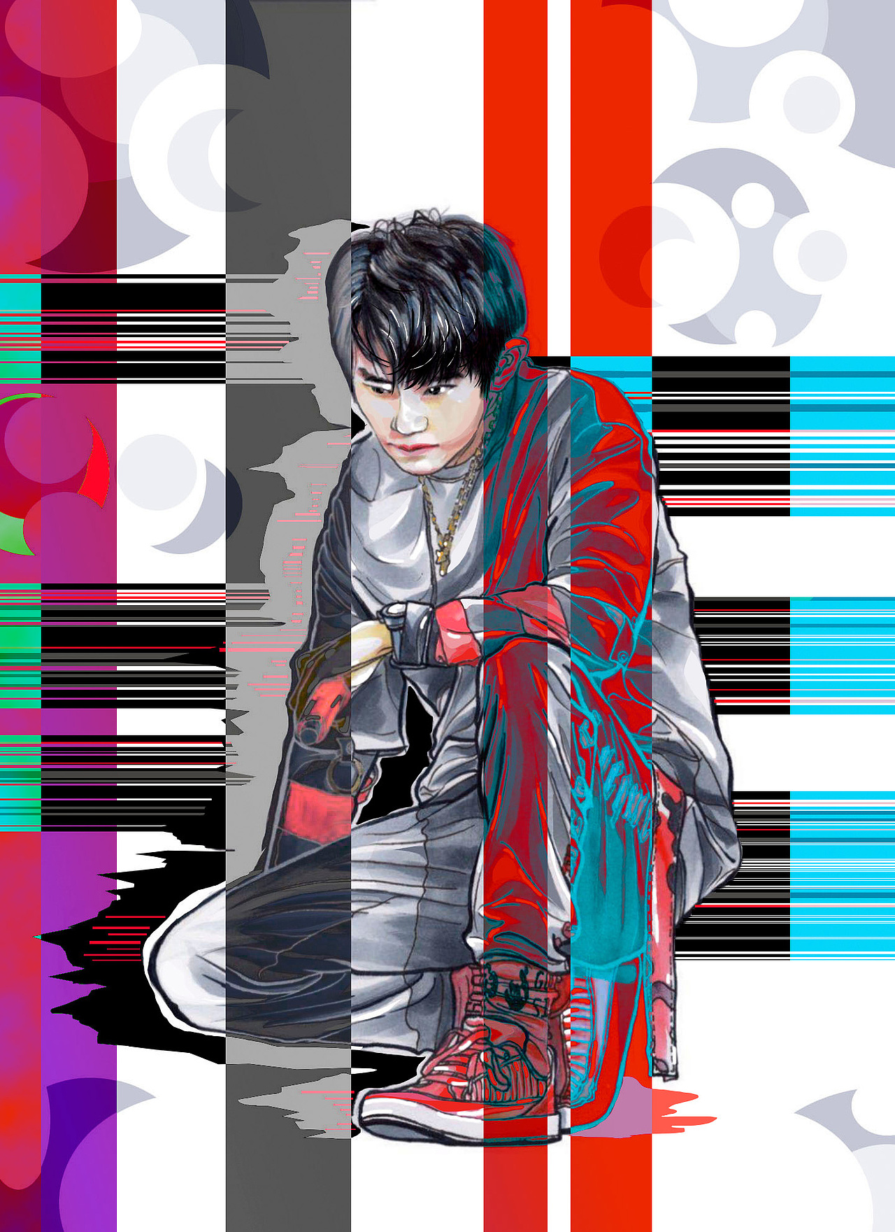 易烊千玺插画（图ZMzc4Mjc4NzE2） - 艺术插画 - 站酷设计师朱妍雨原创素材 - 站酷ZCOOL