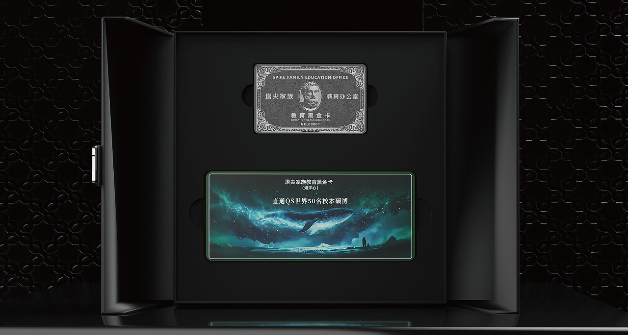塔尖丨留学教育黑金卡包装设计（图ZMzc4Mjg1NzMy） - 包装 - 站酷设计师子牙品牌设计原创素材 - 站酷ZCOOL