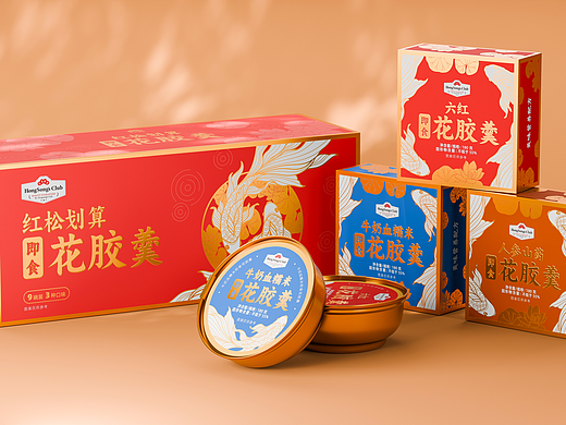 包装设计 | 红松划算即食花胶羹