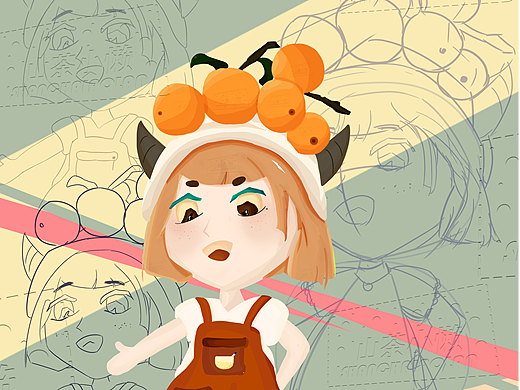 橘橙小魔女（個(gè)人主頁(yè)-ZNzA1MzAzMDg=） - 創(chuàng)作習(xí)作 - 站酷設(shè)計(jì)師shi七人格原創(chuàng)素材 - 站酷ZCOOL