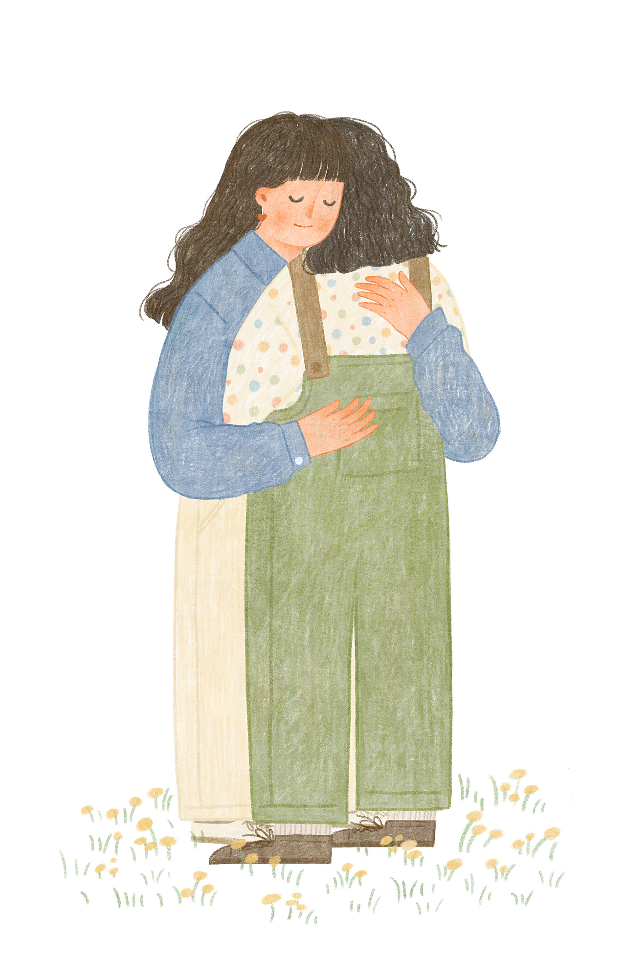 原创插画|我想,你真的需要一个拥抱