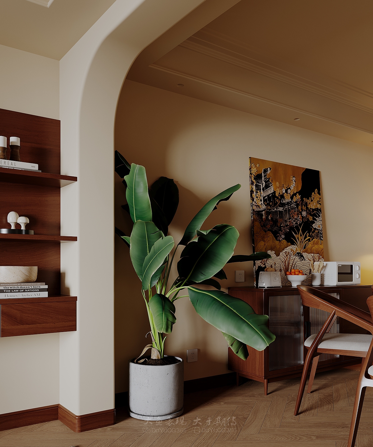 停更一年后复活，中古风设计（图ZMzc4Mjk4NjUy） - 家装设计 - 站酷设计师大鱼表现原创素材 - 站酷ZCOOL