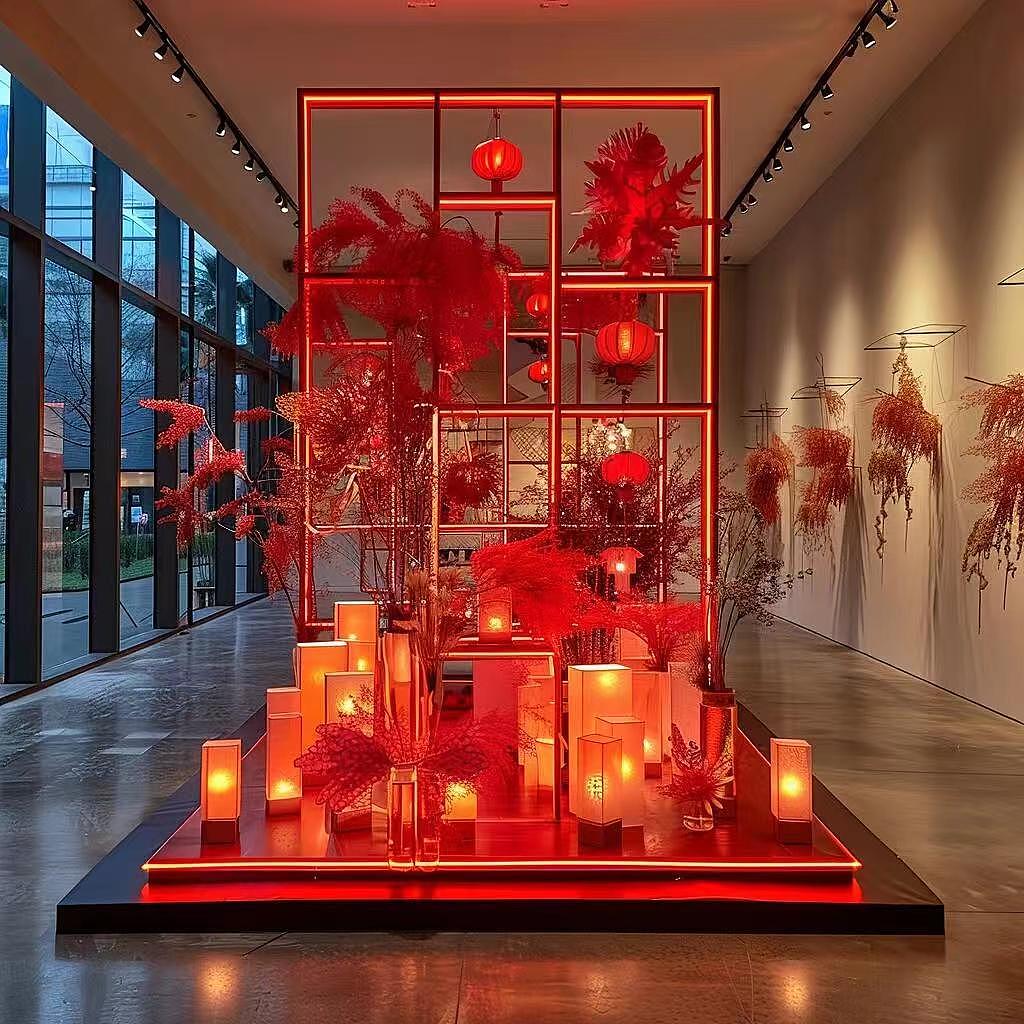 新年美陈打卡点设计:点亮节日氛围,留下美好记忆