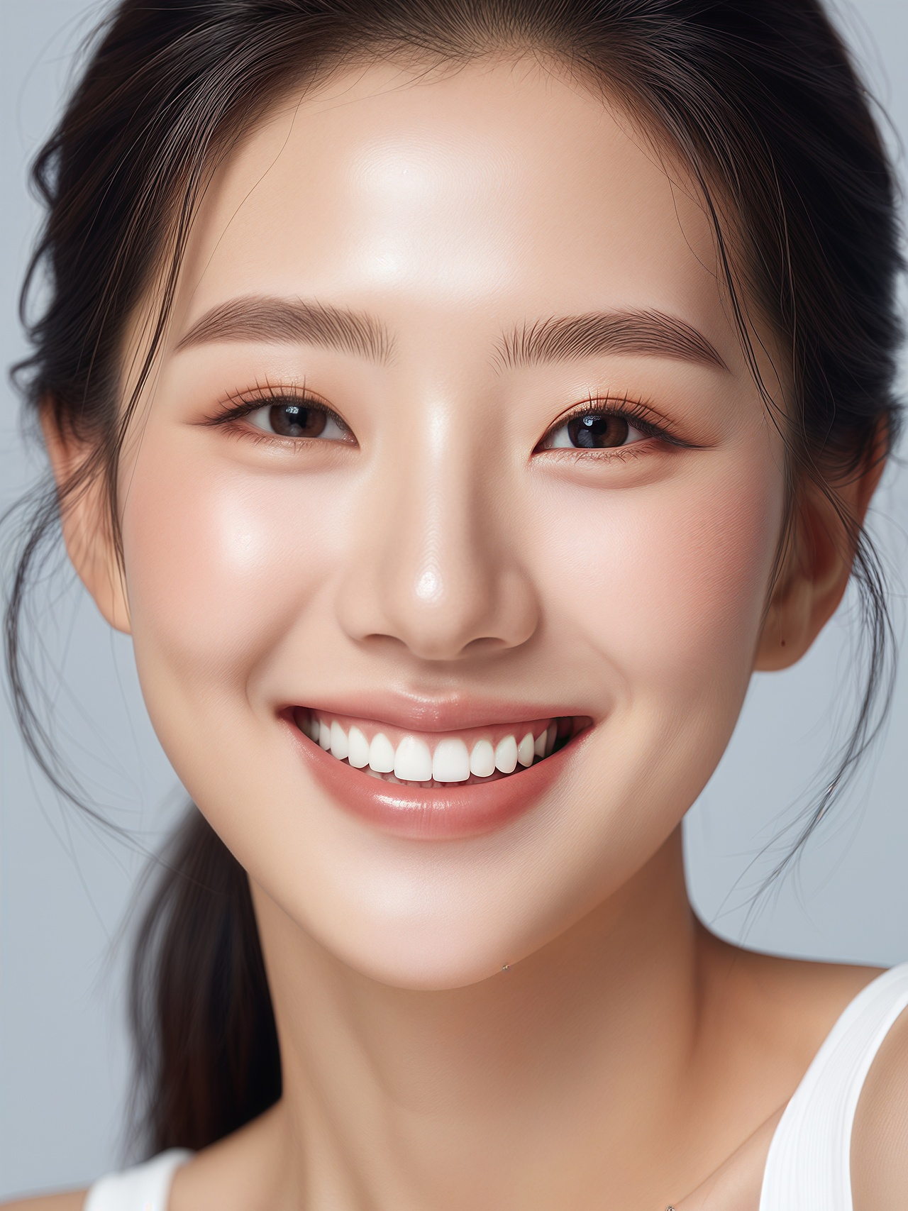 医美 口腔 美女微笑露齿（二）