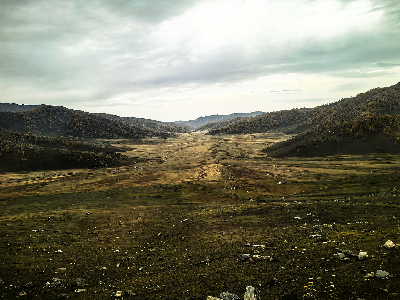喀纳斯河流、湖泊、森林美景