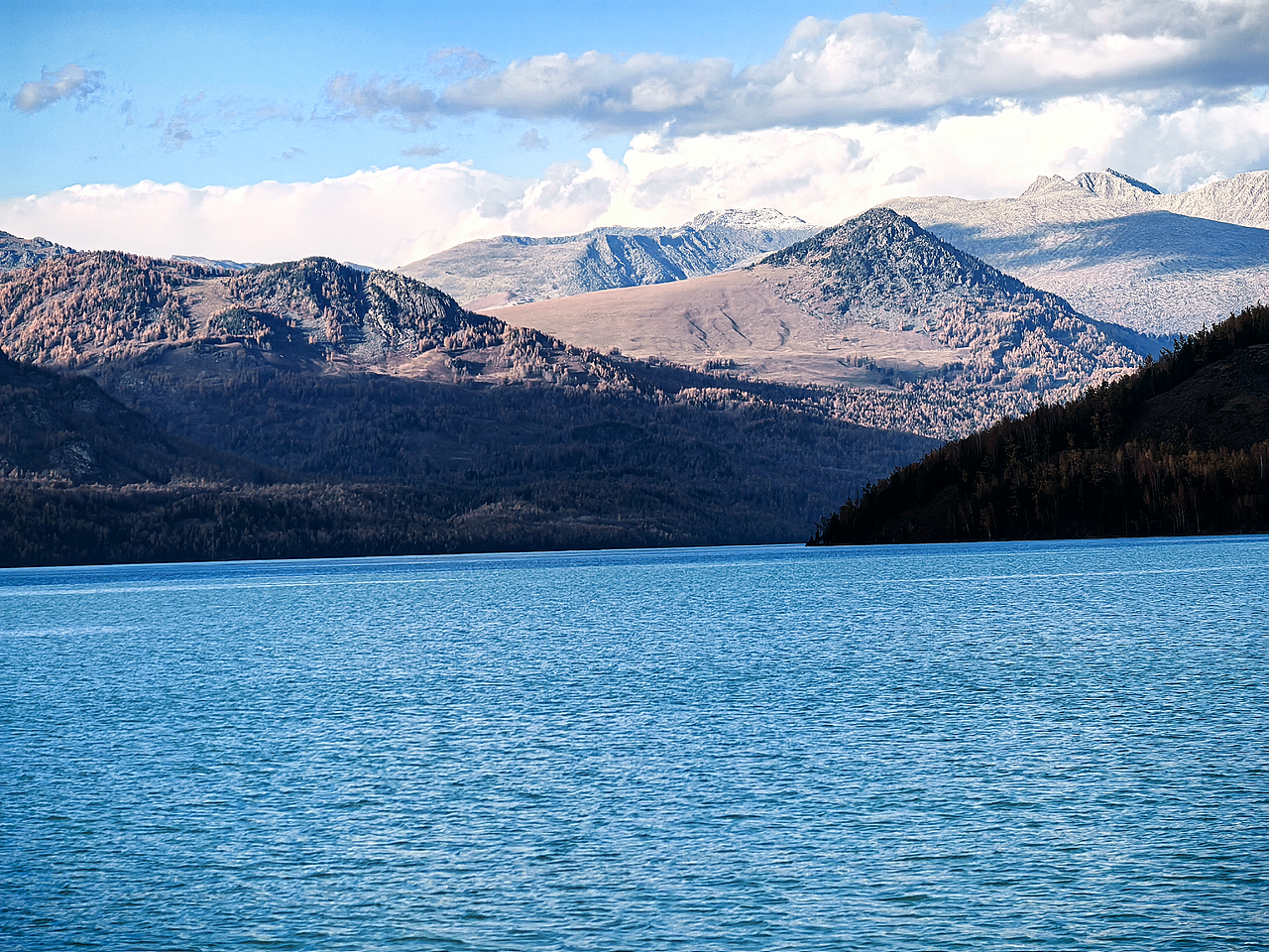 喀纳斯河流、湖泊、森林美景
