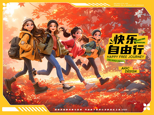AIGC ▏《快乐自由行》活动主题