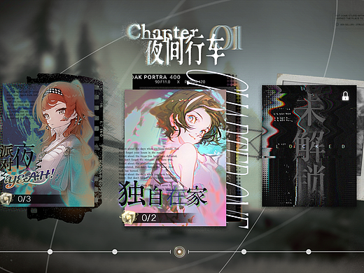 复古潮流UI界面练习