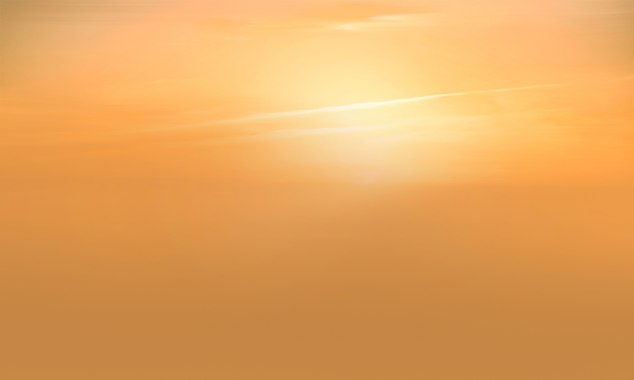 夕阳余晖天空摄影图