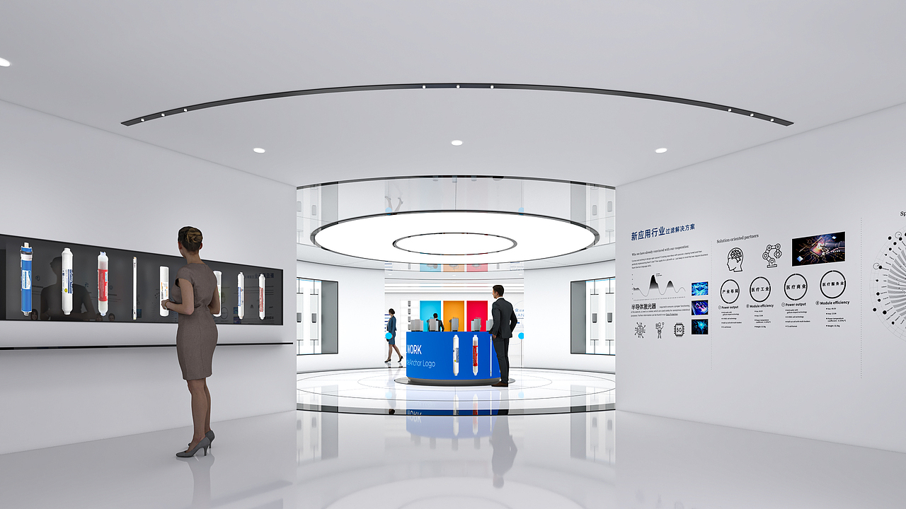 杭州大立过滤设备企业展厅（图ZMzc4MzI4MTY4） - 展陈设计 - 站酷设计师沐晨Ethan原创素材 - 站酷ZCOOL