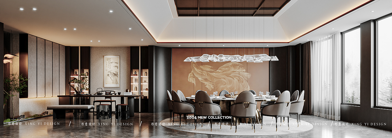高端会所（图ZMzc4MzMwNDU2） - 商业空间设计 - 站酷设计师安徽形之意设计原创素材 - 站酷ZCOOL