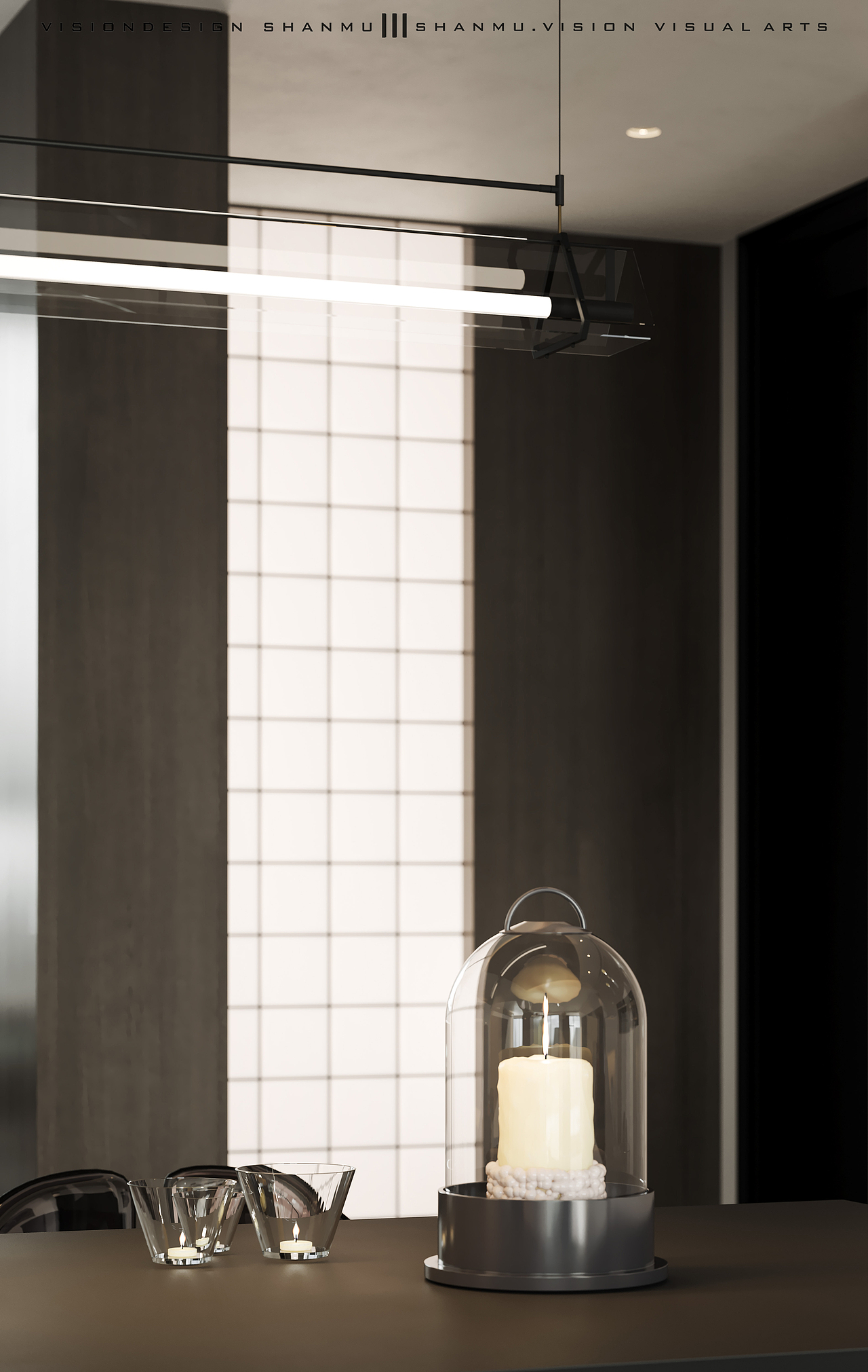 山木效果图表现|家装渲染|现代意式