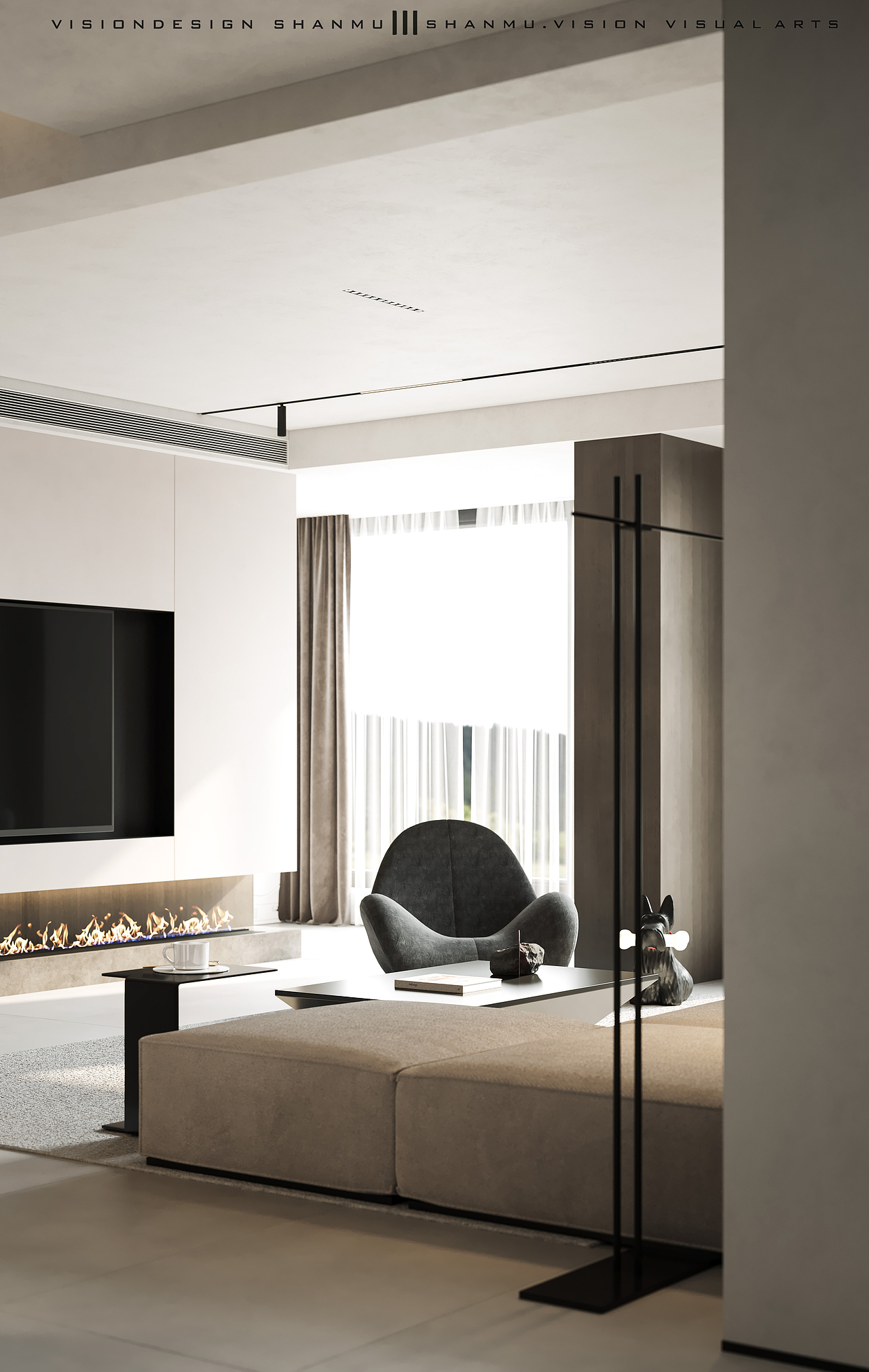 山木效果图表现|家装渲染|现代意式