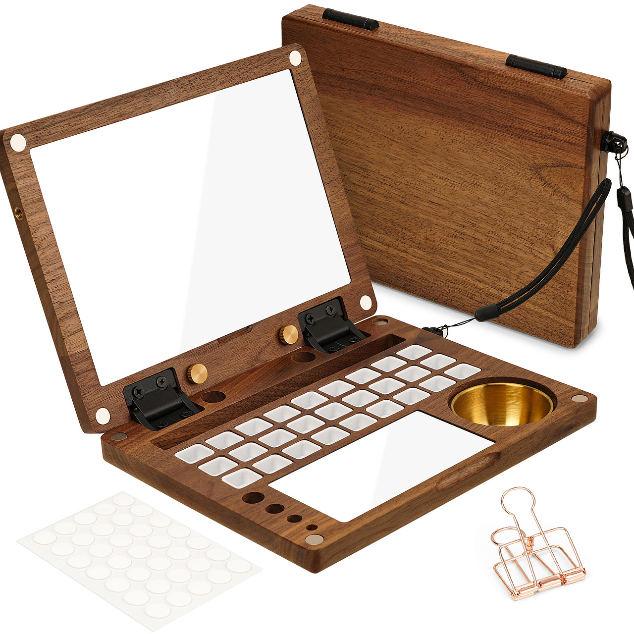 跨境电商 - 亚马逊胡桃木户外水彩画架拍摄设计