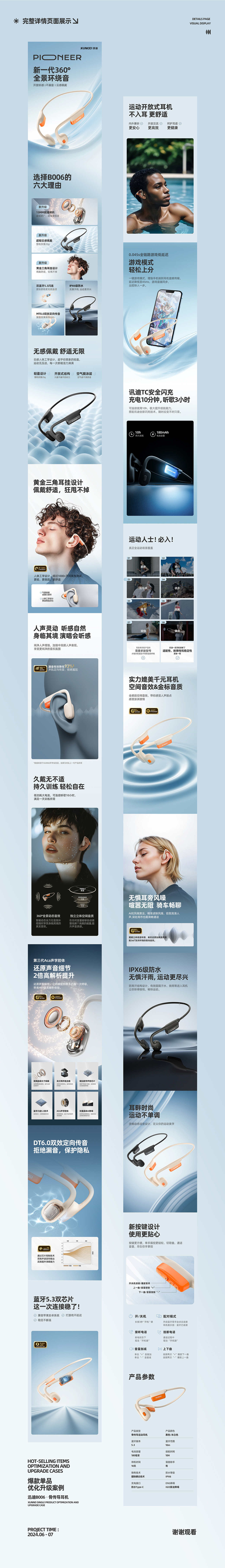 电商详情页 l 骨传导耳机 l 视觉精选