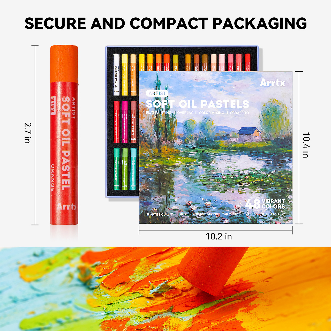 Arrtx - 油画棒颜料亚马逊产品拍摄设计