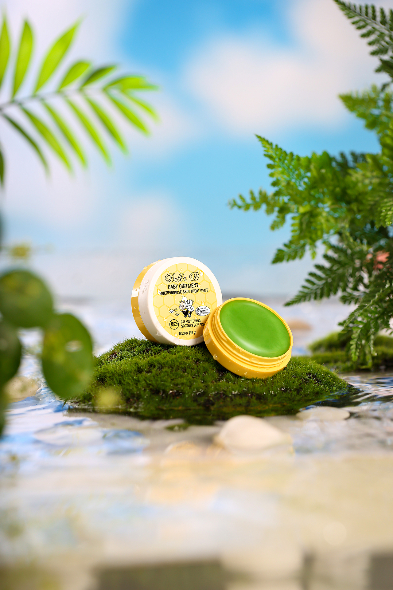 母婴个护-去纹霜+橄榄油+紫草膏+驱蚊包装设计拍摄修图