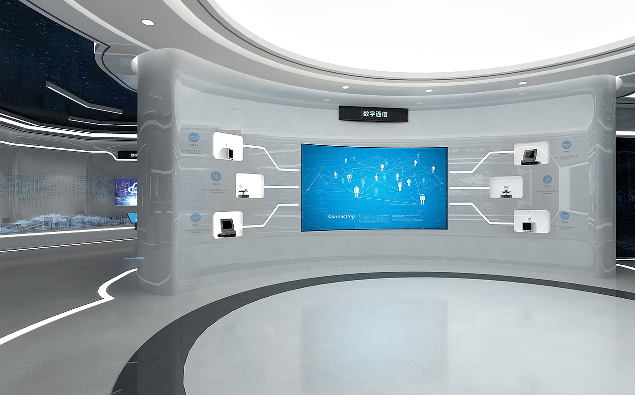 科技展厅/企业展厅/电信展厅/展厅设计/效果图设计（图ZMzc4MzY2MjQ0） - 展陈设计 - 站酷设计师杨子龙原创素材 - 站酷ZCOOL
