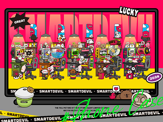 SmartDevil《职场怪咖》主题品牌手机壳及周边产品设计