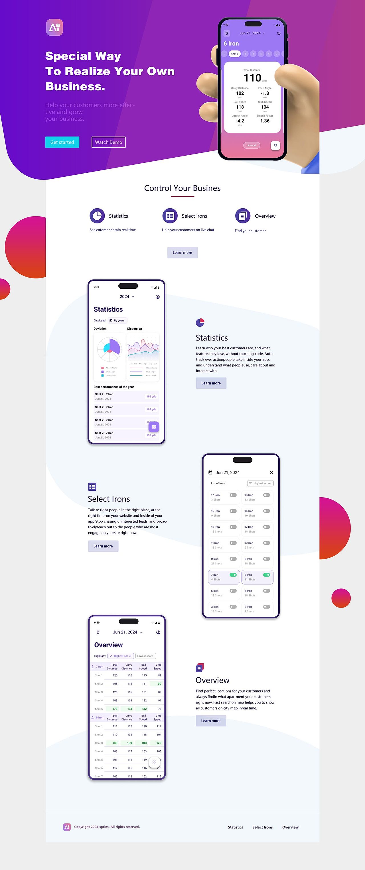 landing page