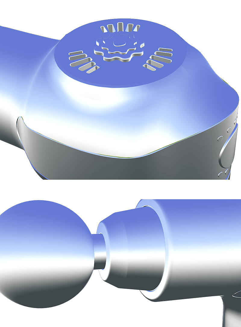 品创学员建模作品-筋膜枪