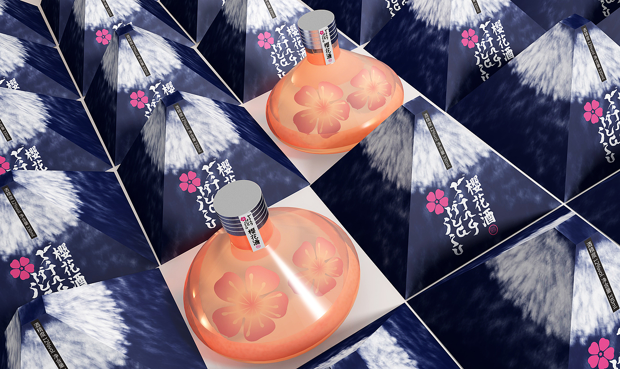 酒水产品|樱花酒产品包装设计（图ZMzc4NDAzMjUy） - 包装 - 站酷设计师思逸品牌创意设计原创素材 - 站酷ZCOOL
