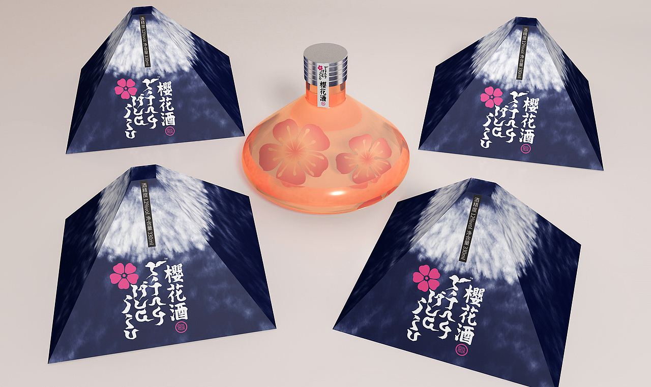 酒水产品|樱花酒产品包装设计（图ZMzc4NDAzMjQ4） - 包装 - 站酷设计师思逸品牌创意设计原创素材 - 站酷ZCOOL