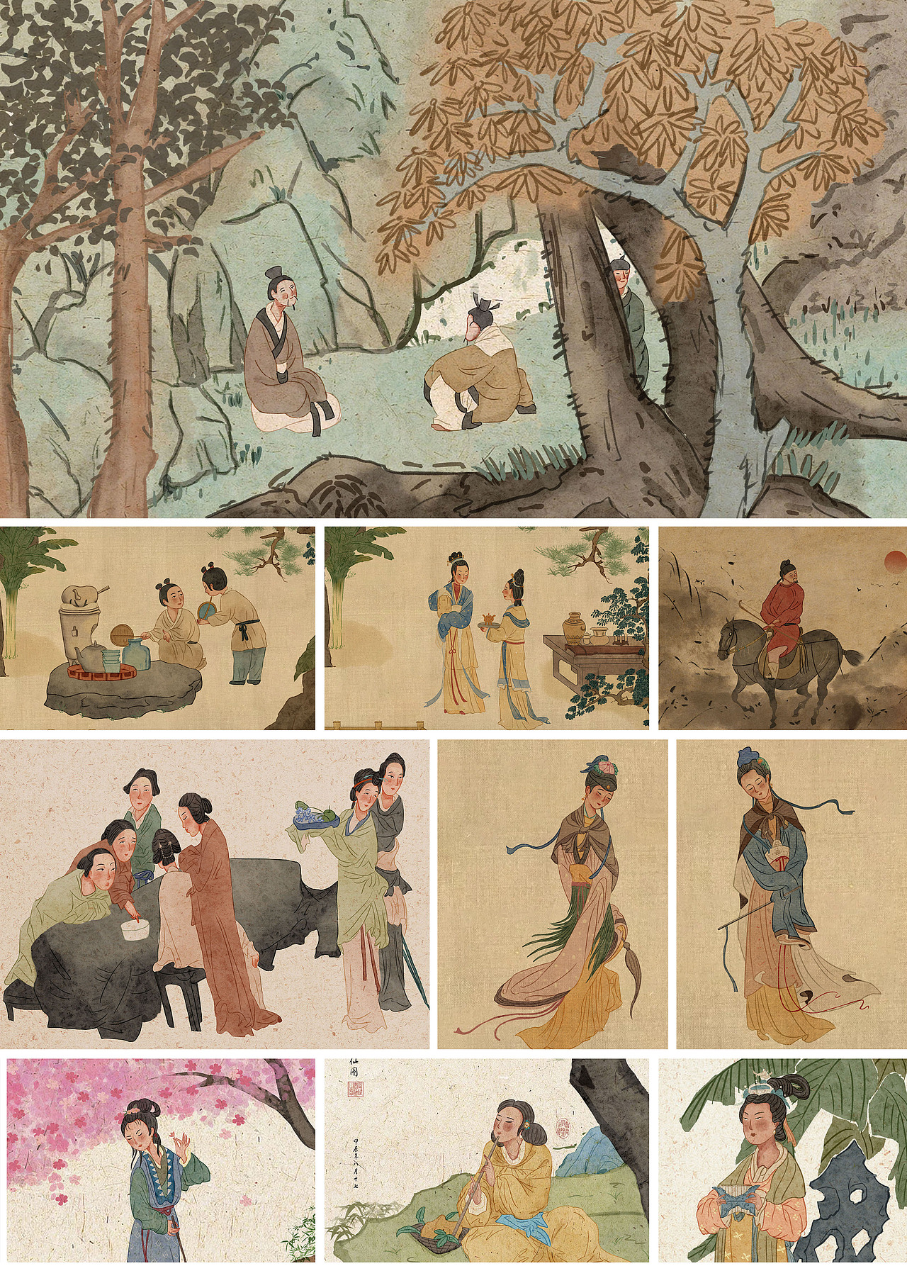 绘本计划-《西园雅集系列》