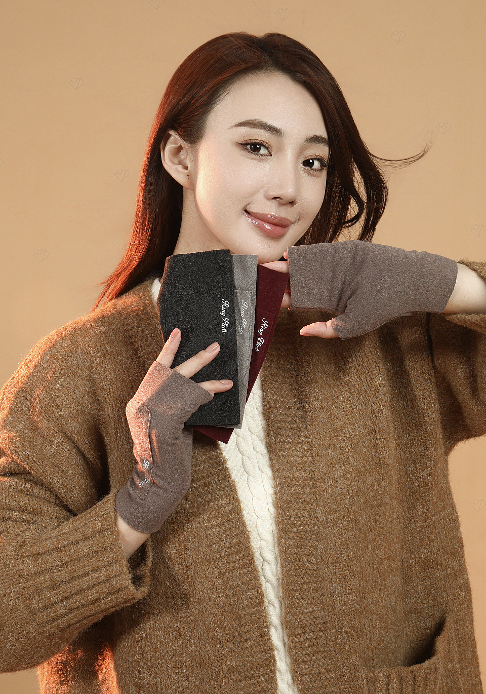 保暖产品拍摄 手套围巾拍摄