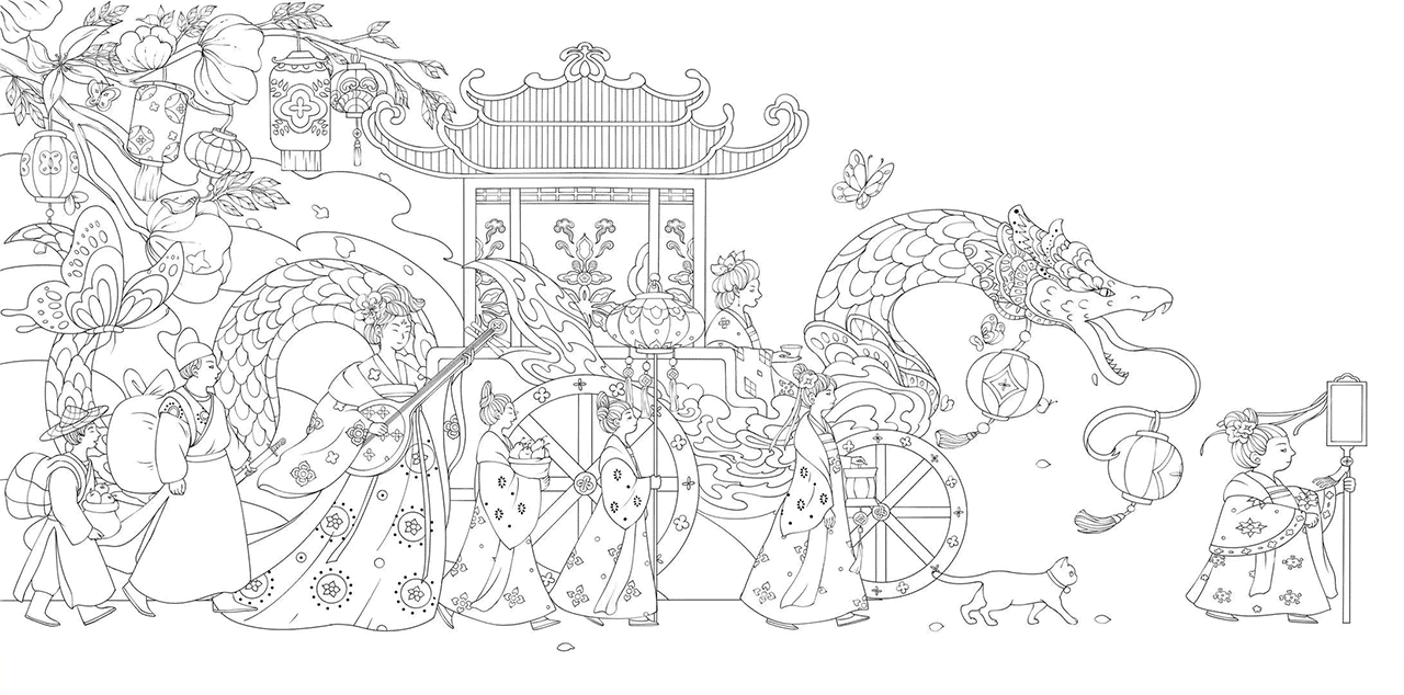 蛇路生花|蛇年新年插画（图ZMzc4NDIyMjg4） - 商业插画 - 站酷设计师冻雾雾原创素材 - 站酷ZCOOL