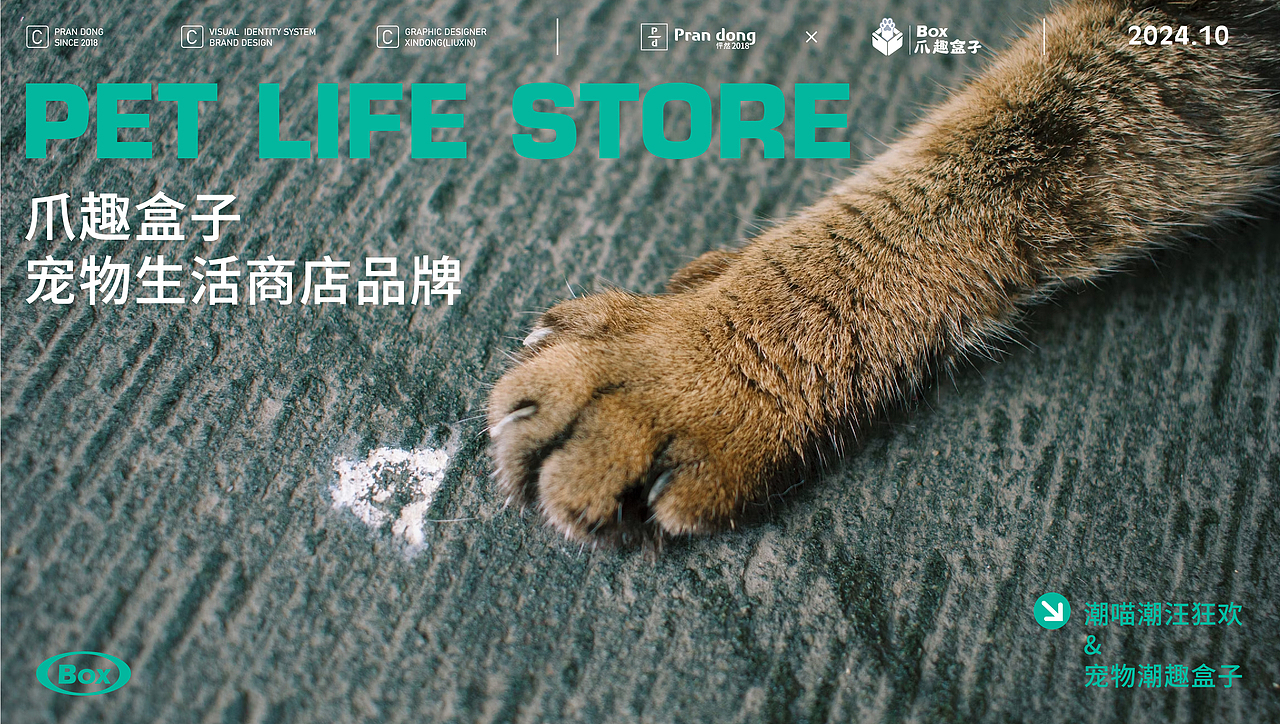 爪趣盒子 | 宠物生活商店（图ZMzc4NDI2MTky） - Logo - 站酷设计师鑫动不如行动原创素材 - 站酷ZCOOL